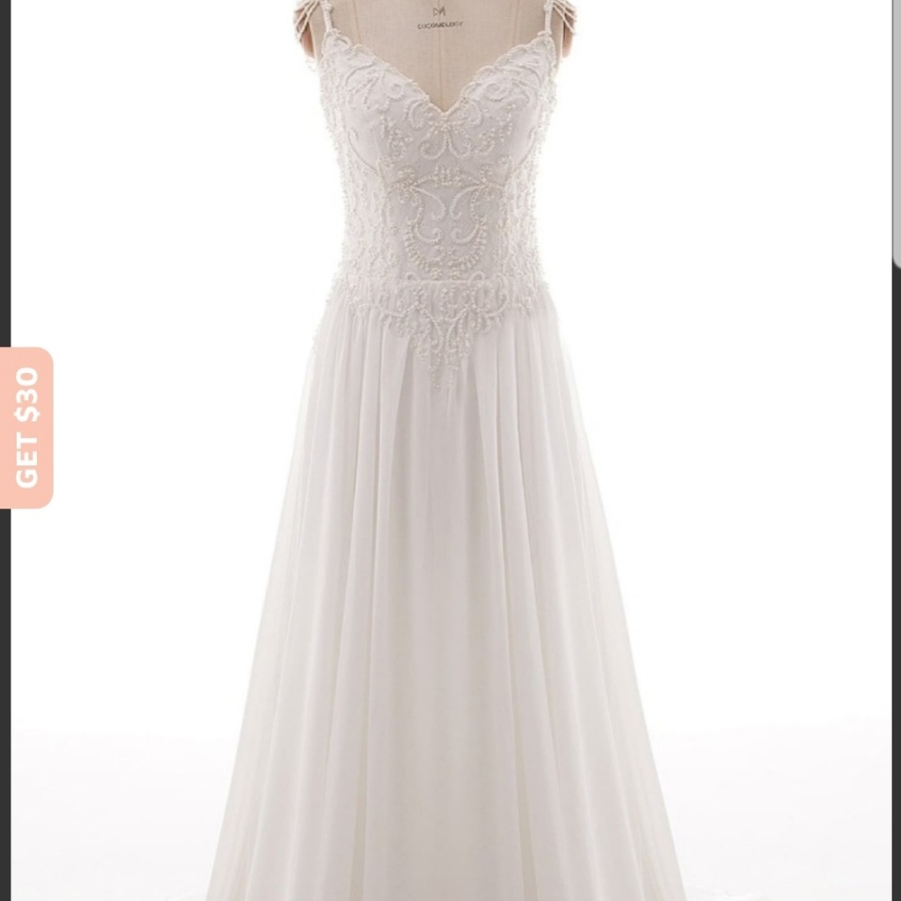 White wedding dress